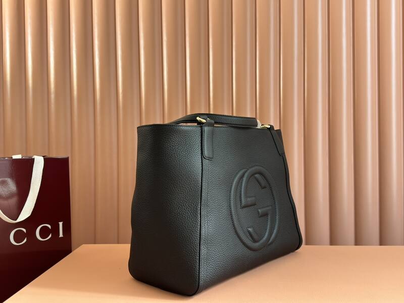 Gucci Soho Black leather tote — Premium Replica