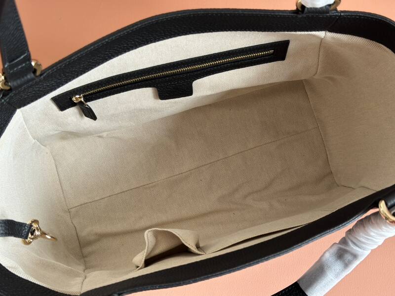 Gucci Soho Black leather tote — Premium Replica