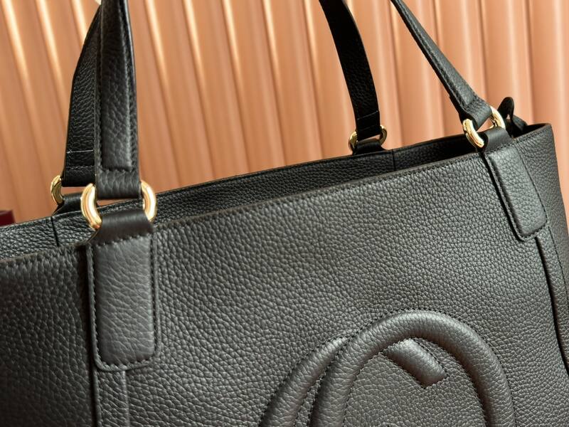 Gucci Soho Black leather tote — Premium Replica