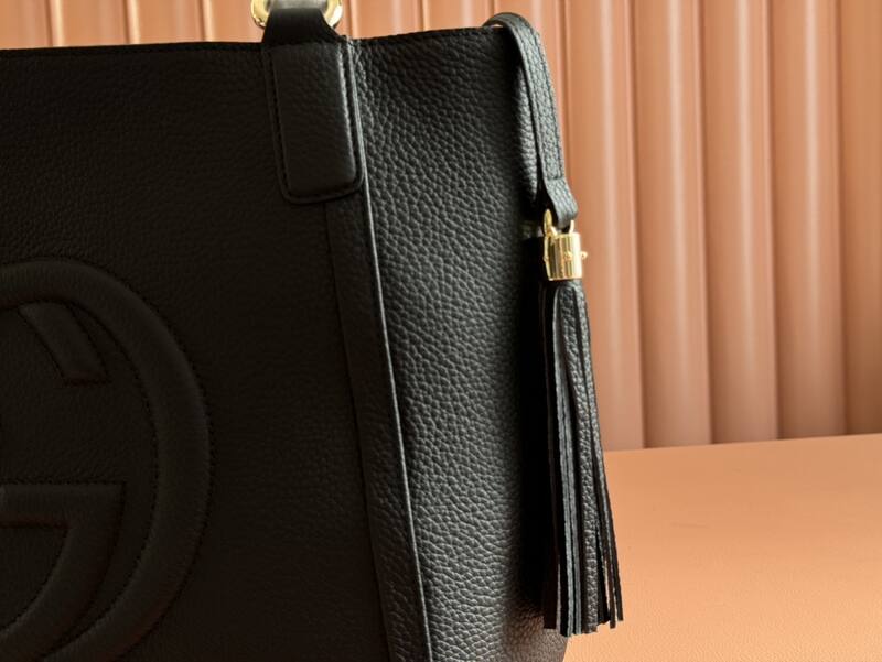 Gucci Soho Black leather tote — Premium Replica