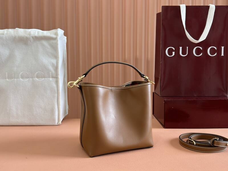 Gucci GG Emblem Brown everyday — Top Quality Replica