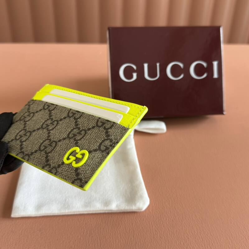Gucci GG Supreme canvas with neon yellow trim everyday — Premium Replica