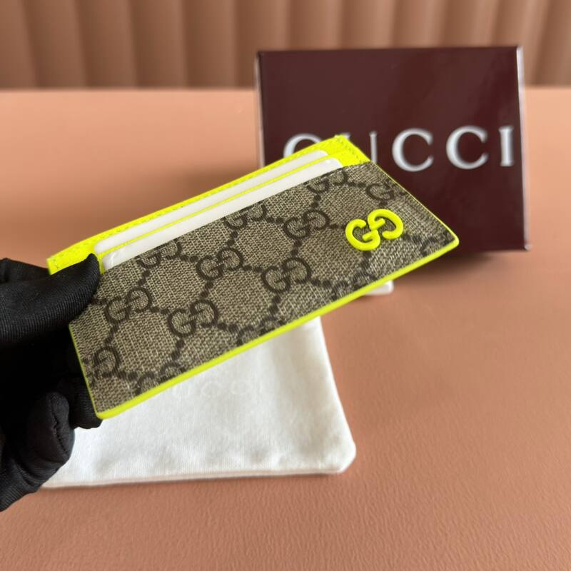 Gucci GG Supreme canvas with neon yellow trim everyday — Premium Replica