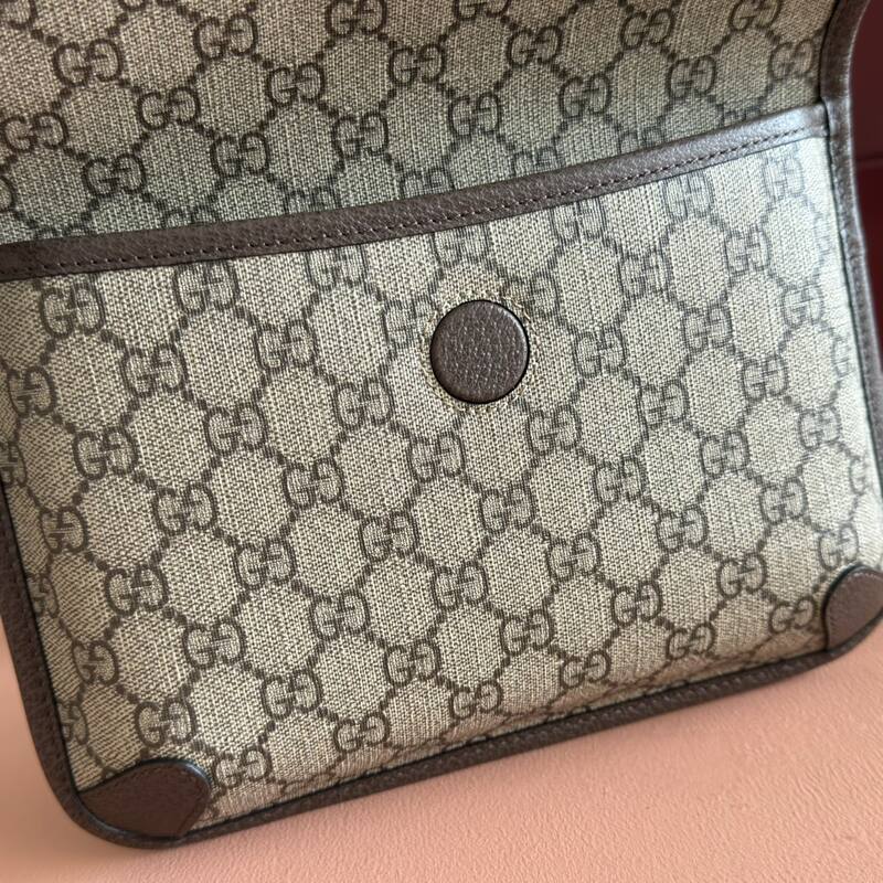 Gucci GG Supreme Beige Ebony crossbody — Premium Replica