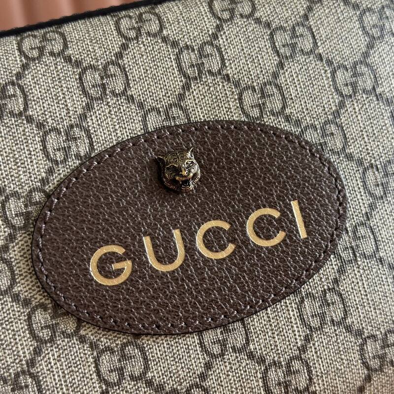 Gucci GG Supreme Beige Ebony crossbody — Top Quality Replica