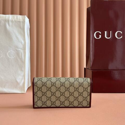 Gucci Horsebit 1955 Beige Ebony GG Supreme canvas with burgundy leather shoulder 1 1 Replica