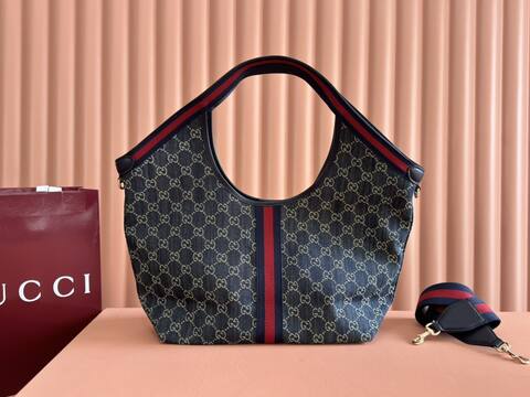 Gucci Giglio GG Supreme canvas with blue and red Web shoulder 1 1 Replica