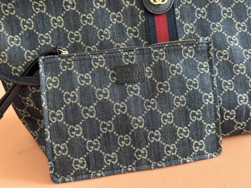 Gucci Giglio GG Supreme canvas with blue and red Web shoulder — 1:1 Replica