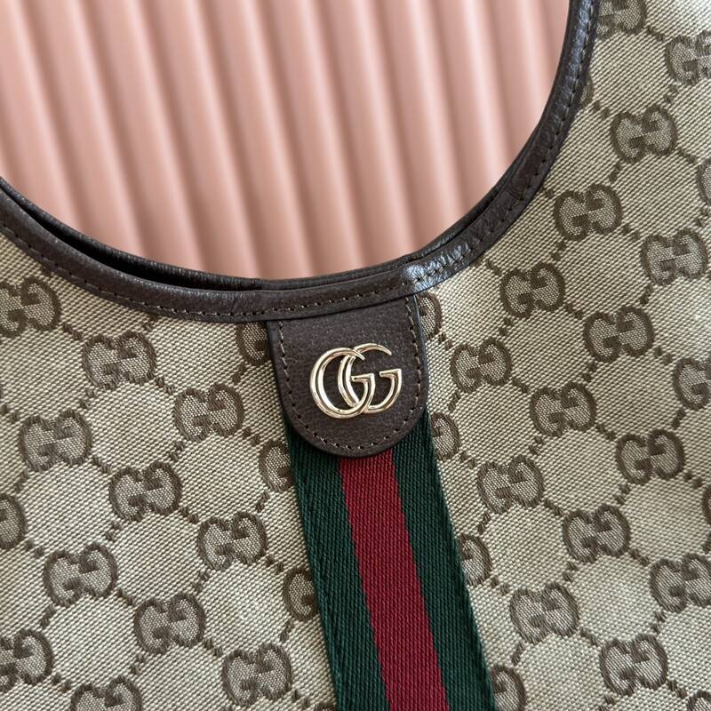 Gucci Giglio Beige GG Supreme canvas shoulder — AAA Quality Replica