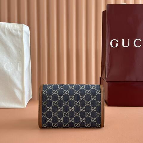 Gucci Dionysus Blue GG Supreme canvas with brown leather trim 20x13 5x4cm shoulder AAA Quality Replica