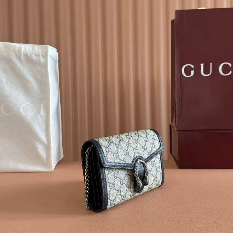 Gucci Dionysus GG Supreme beige black 20 13 5 crossbody — Top Quality Replica