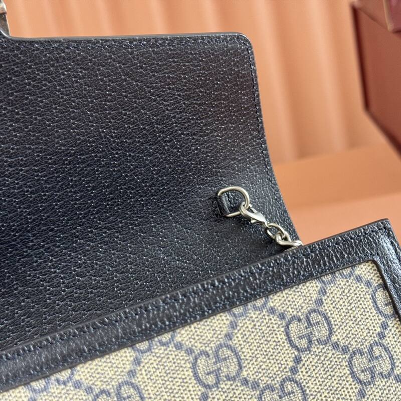 Gucci Dionysus GG Supreme beige black 20 13 5 crossbody — Top Quality Replica