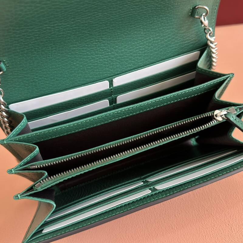 Gucci Dionysus Green leather 20x13 shoulder — Top Quality Replica