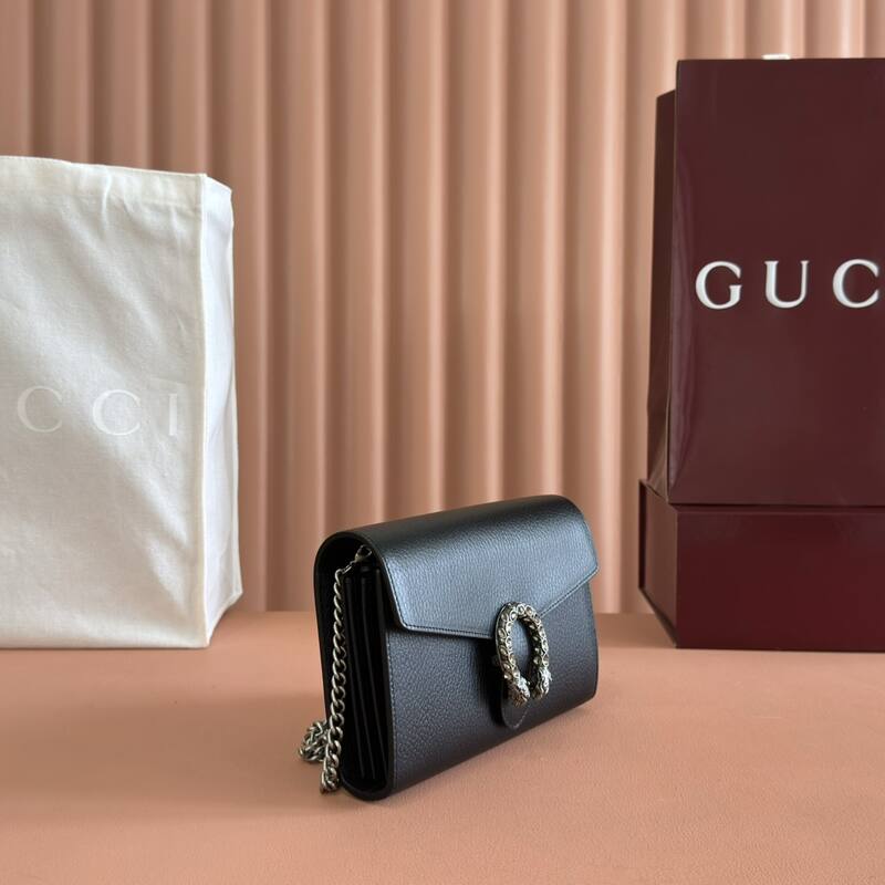 Gucci Dionysus Black 20 13 5 shoulder — Top Quality Replica