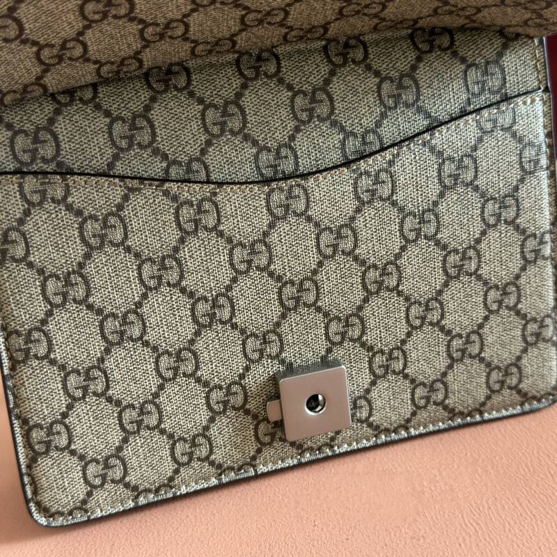 Gucci Dionysus 421970 GG Supreme with red suede 20 15 5 crossbody — 1:1 Replica