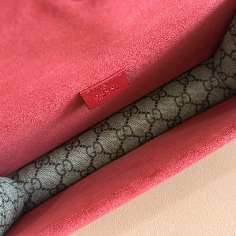 Gucci Dionysus GG Supreme Beige Ebony with Red shoulder — 1:1 Replica