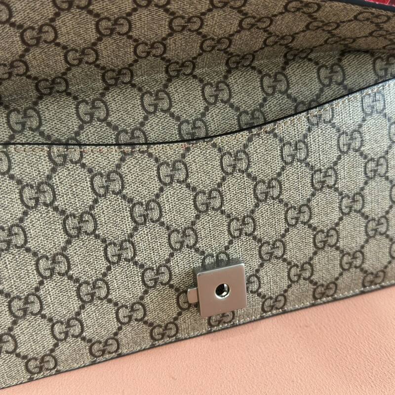 Gucci Dionysus GG Supreme Beige Ebony with Red shoulder — 1:1 Replica