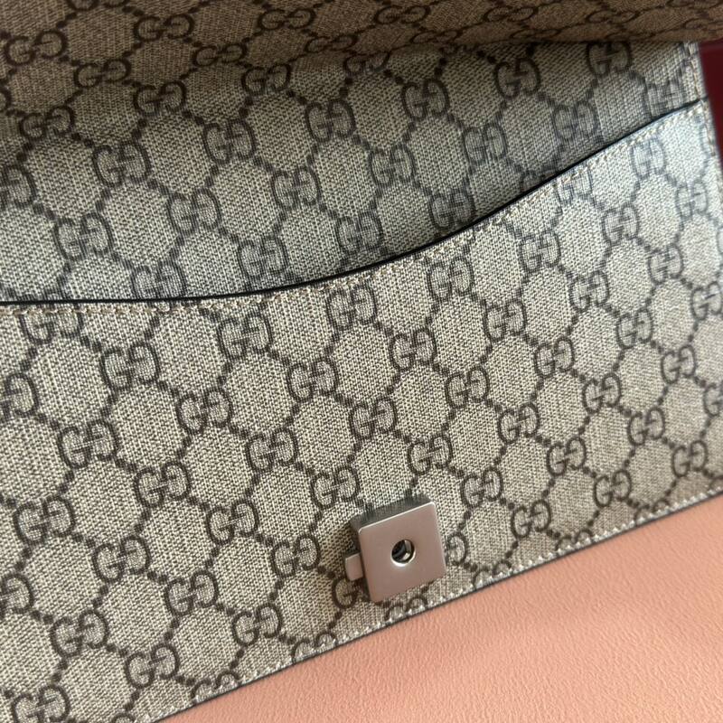 Gucci Dionysus Beige GG Supreme canvas with red suede 28x18x9cm shoulder — Premium Replica