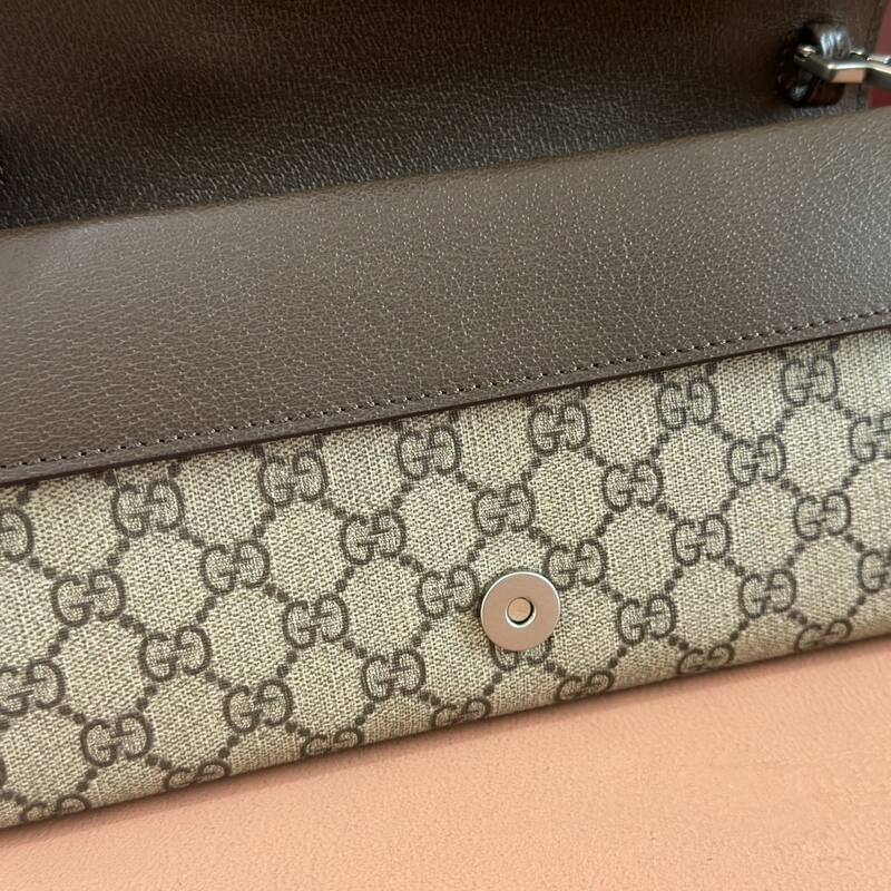 Gucci Dionysus GG Supreme beige brown crossbody — Premium Replica