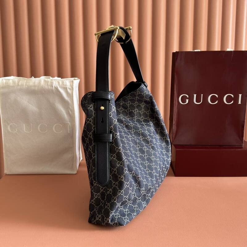 Gucci Beatrix Blue GG denim everyday — Top Quality Replica
