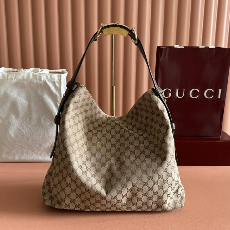 Gucci Beatrix Beige GG Canvas shoulder — AAA Quality Replica