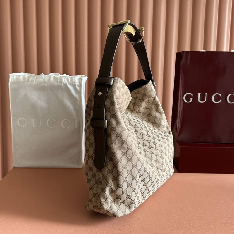 Gucci Beatrix Beige GG Canvas shoulder — AAA Quality Replica