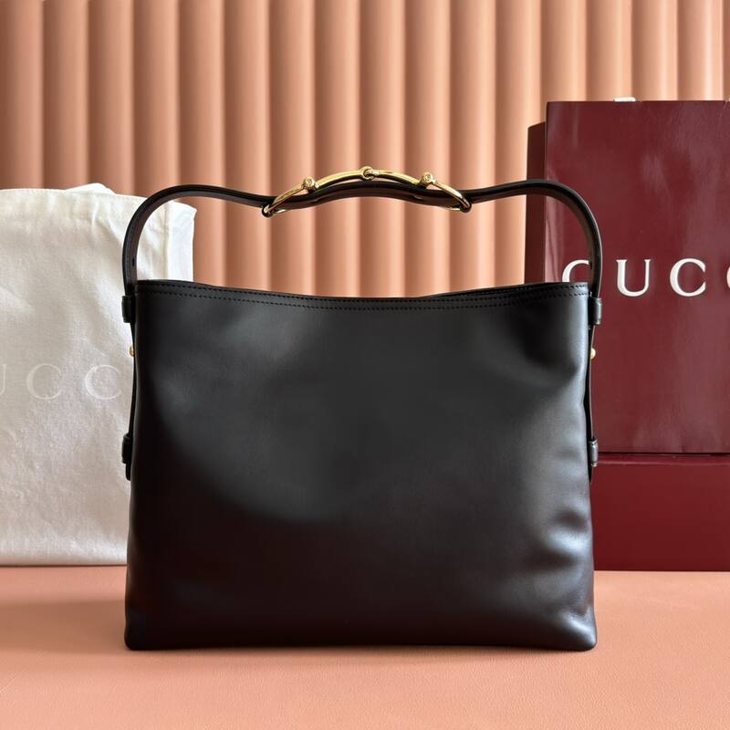 Gucci Beatrix Black leather shoulder — Premium Replica