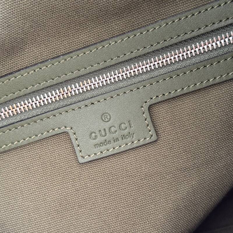 Gucci Beatrix Olive Green Suede shoulder — AAA Quality Replica
