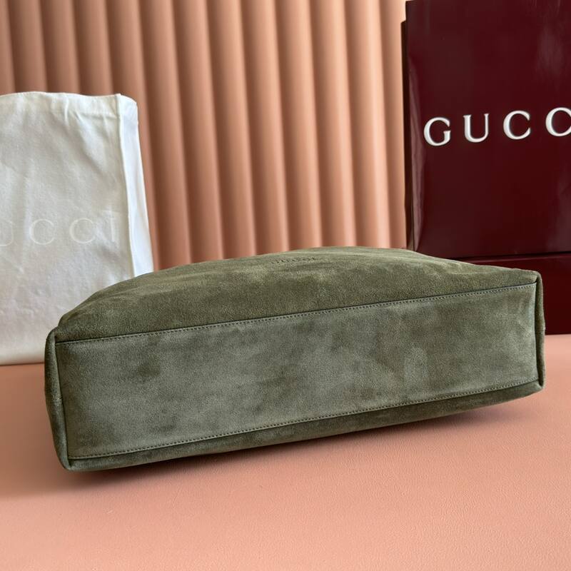 Gucci Beatrix Olive Green Suede shoulder — AAA Quality Replica