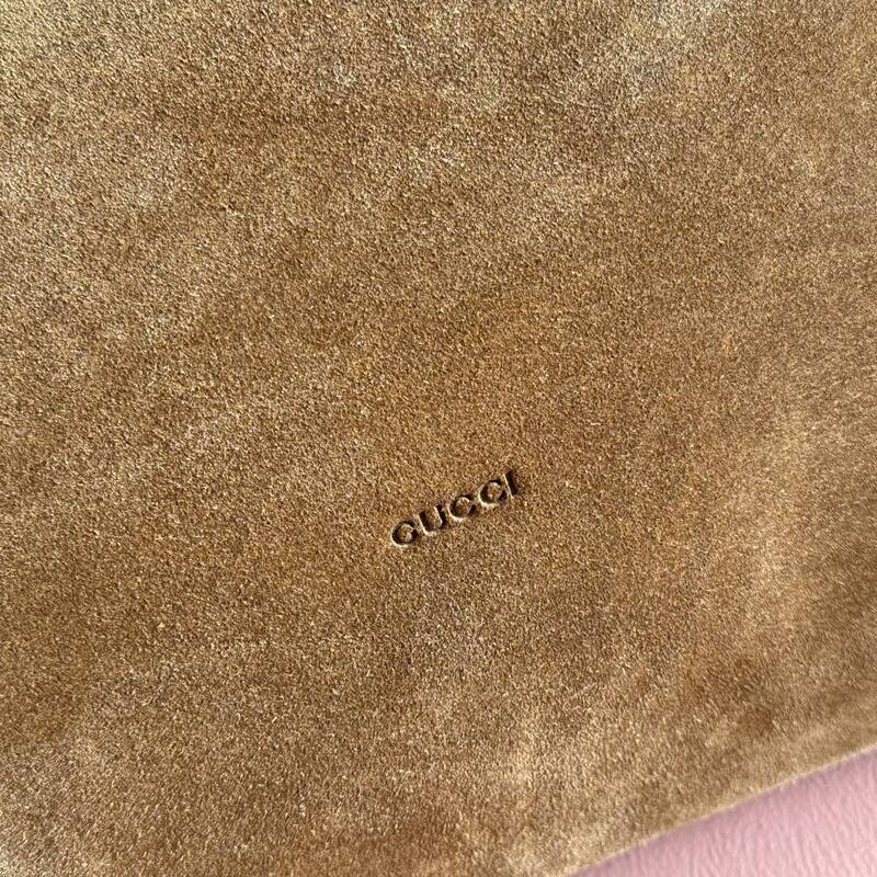 Gucci Beatrix Brown suede shoulder — Premium Replica