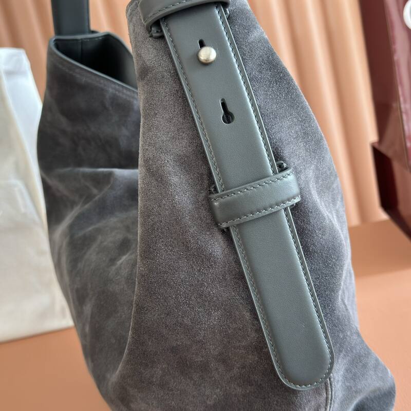 Gucci Beatrix Dark grey suede shoulder — Premium Replica
