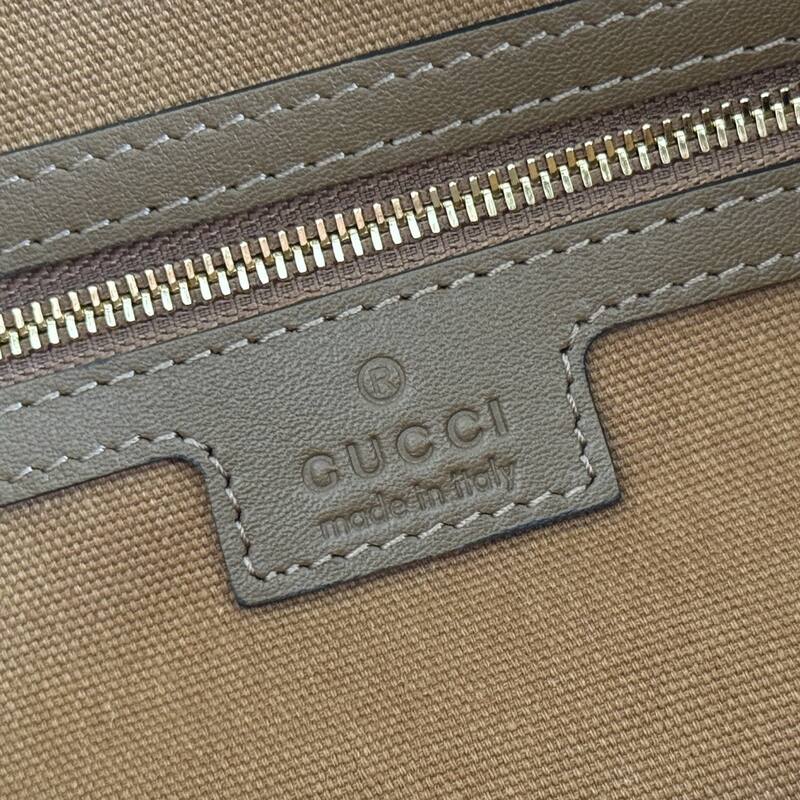 Gucci Beatrix Brown suede GG embossed shoulder — AAA Quality Replica