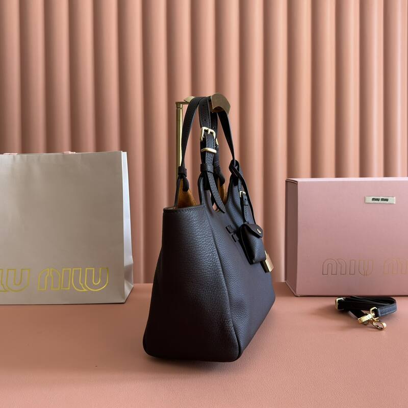 Miu Miu Brown 25x18x10cm shoulder bag — Top Quality Replica