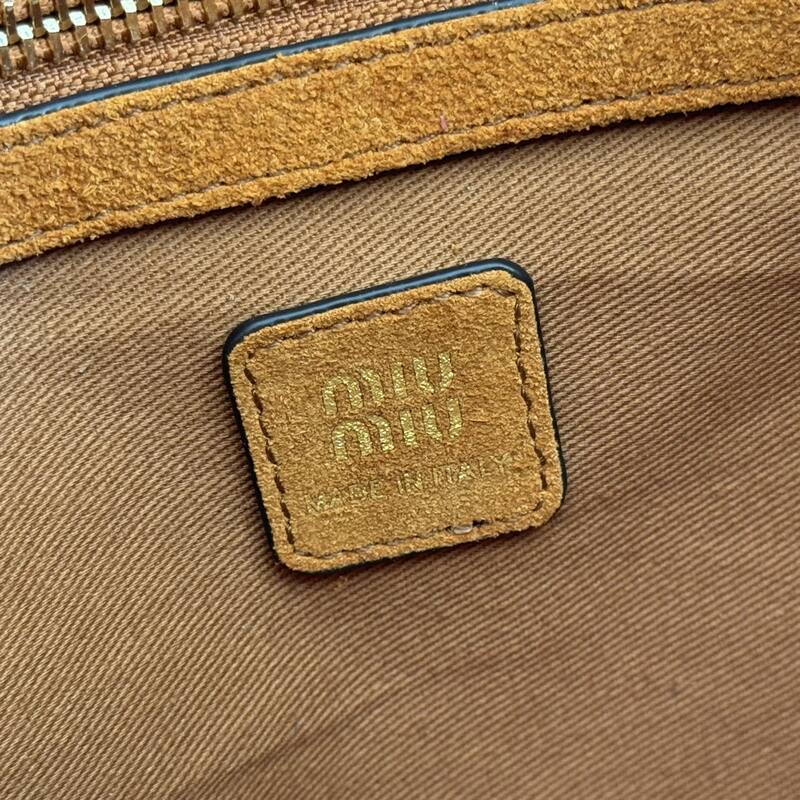 Miu Miu Brown 25x18x10cm shoulder bag — Top Quality Replica
