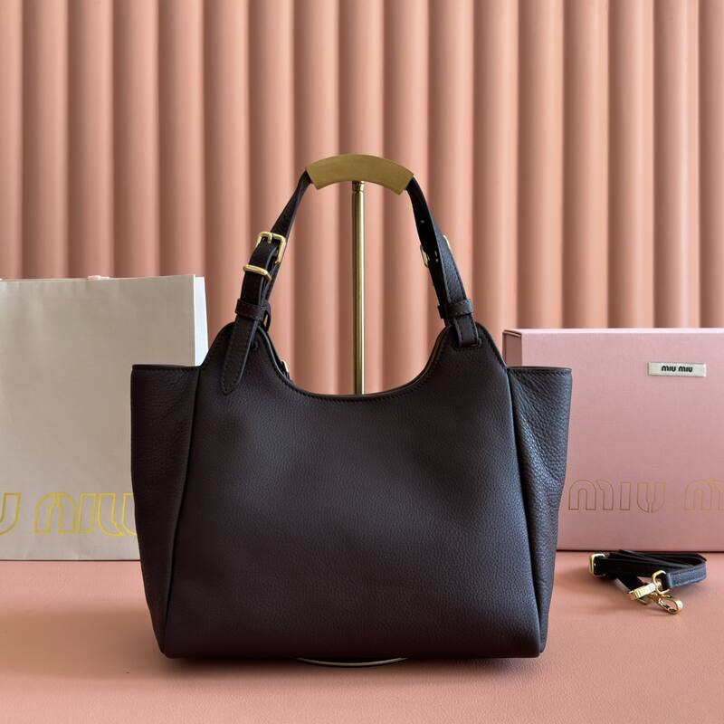 Miu Miu Brown 25x18x10cm shoulder bag — Top Quality Replica