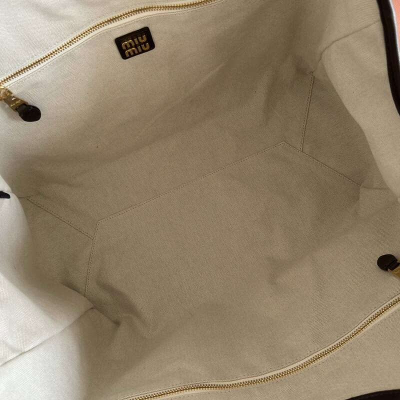 Miu Miu Brown 40x30x16cm shoulder bag — AAA Quality Replica