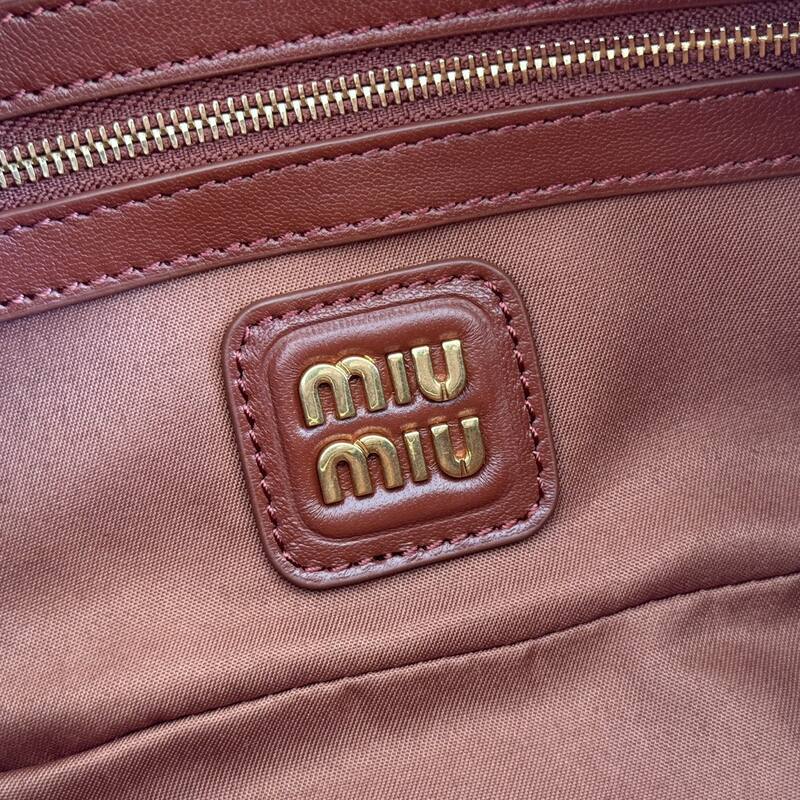 Miu Miu Brown 25x18x10cm shoulder bag — AAA Quality Replica