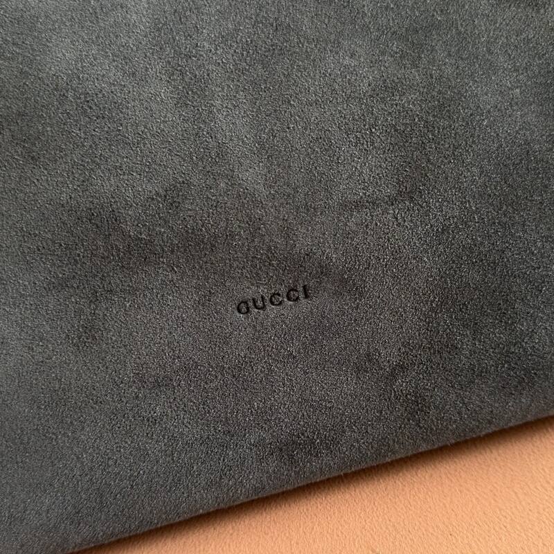Gucci Beatrix Gray suede shoulder — Premium Replica