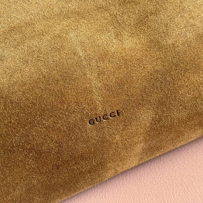 Gucci Beatrix Brown suede shoulder — 1:1 Replica