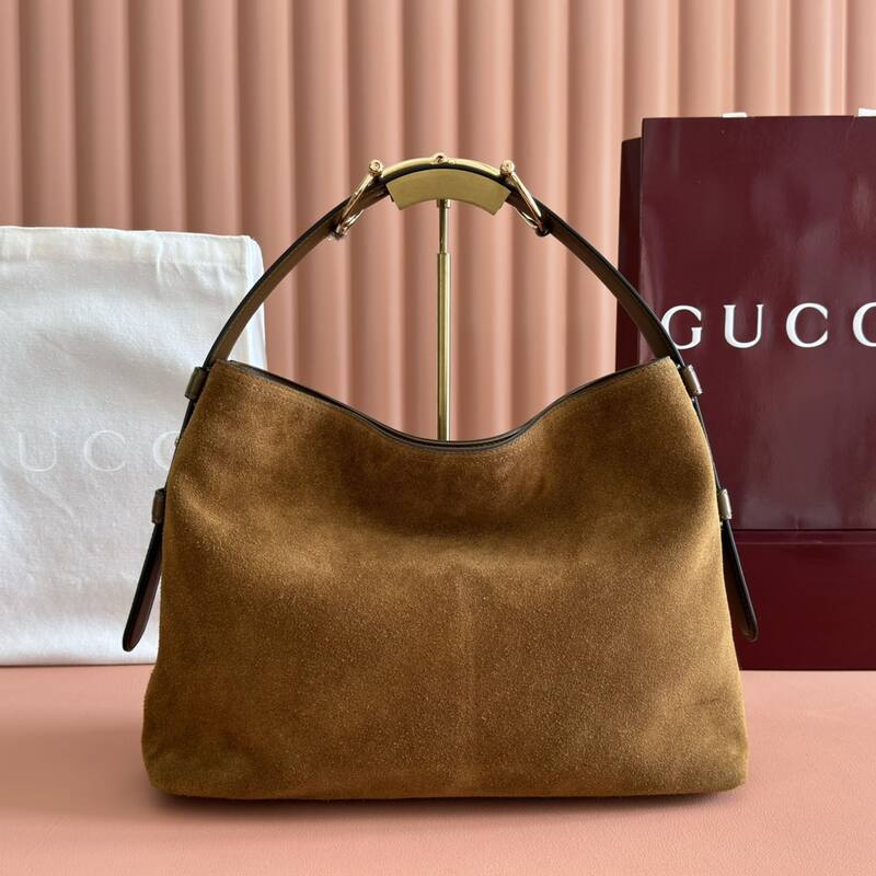 Gucci Beatrix Brown suede shoulder — 1:1 Replica