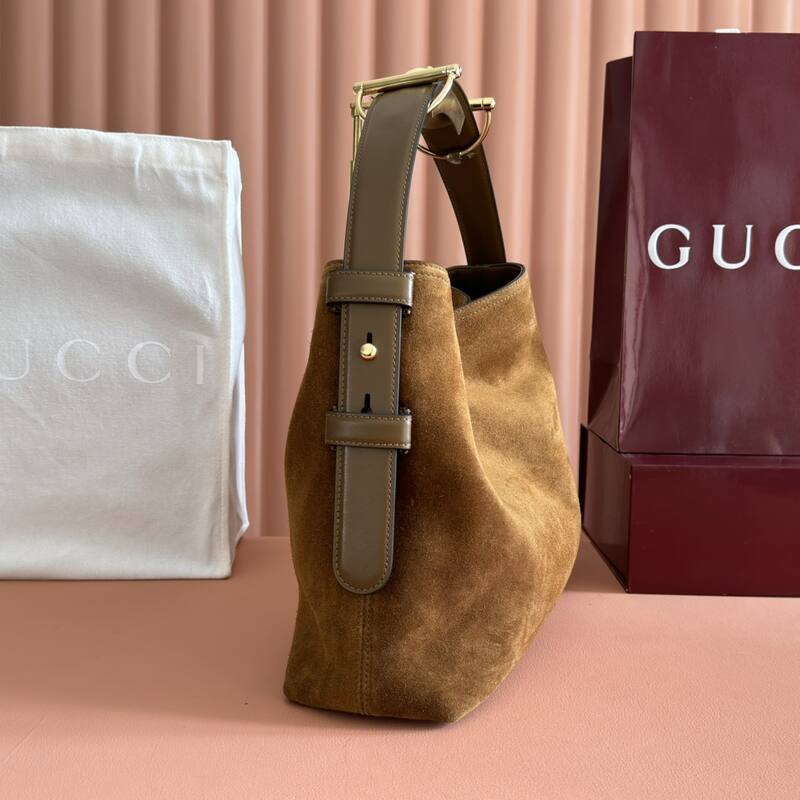 Gucci Beatrix Brown suede shoulder — 1:1 Replica