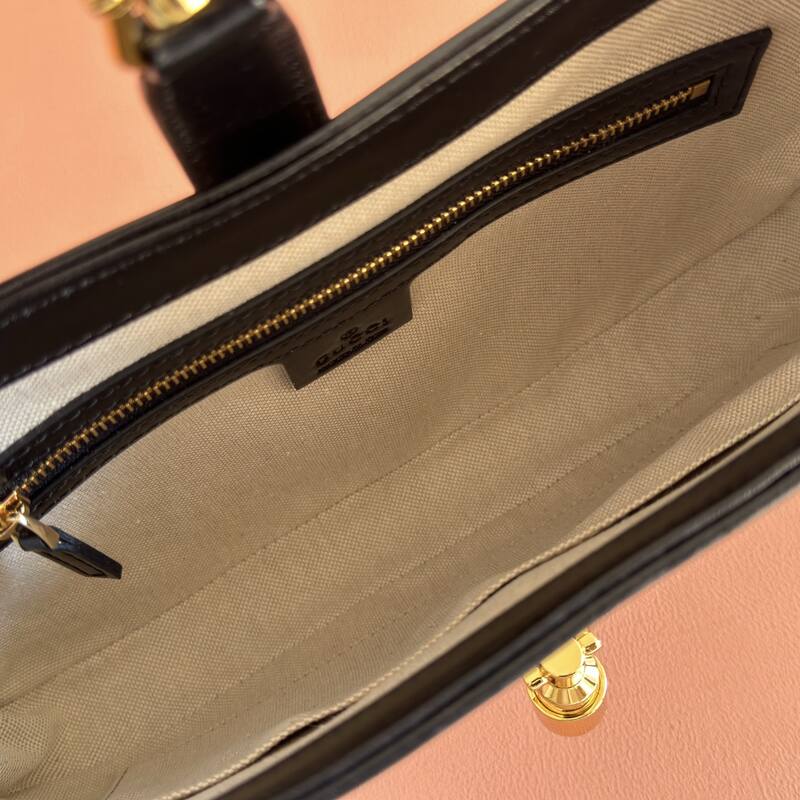 Gucci Jackie 1955 Black and White shoulder — Top Quality Replica