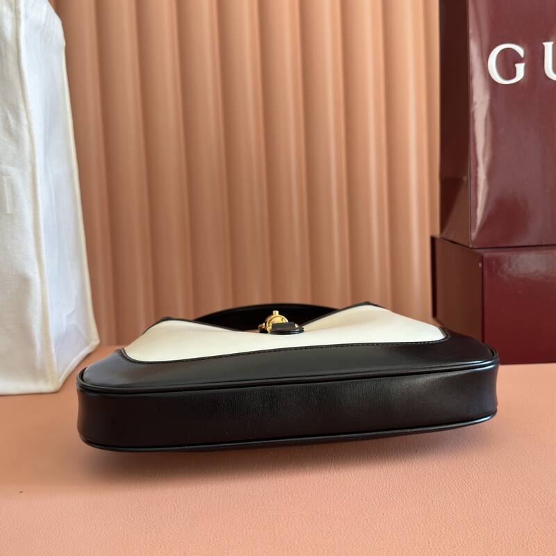 Gucci Jackie 1955 Black and White shoulder — Top Quality Replica