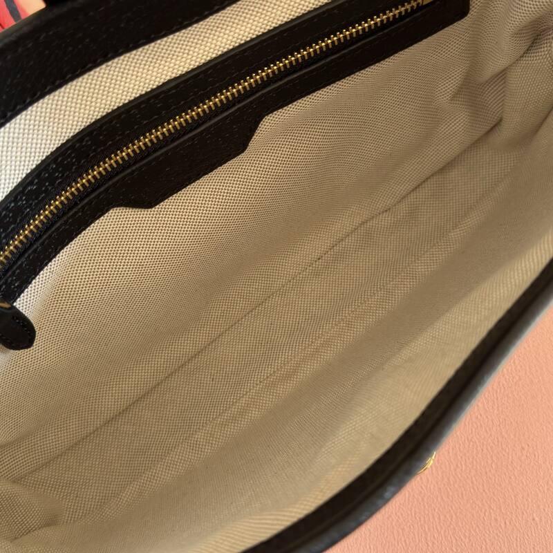 Gucci Black GG canvas shoulder — Premium Replica