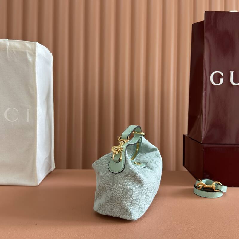 Gucci Light blue GG canvas shoulder — 1:1 Replica