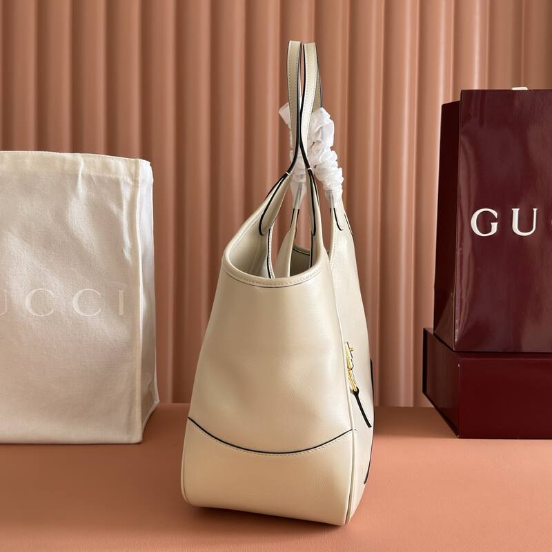 Gucci Jackie Beige shoulder — Top Quality Replica