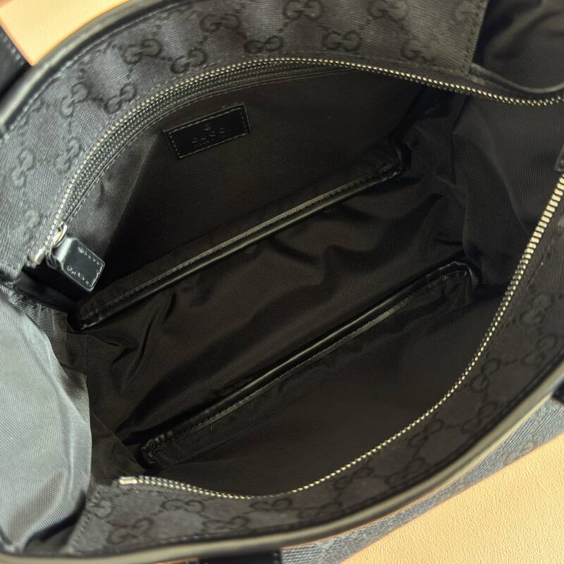 Gucci Black GG canvas tote — 1:1 Replica