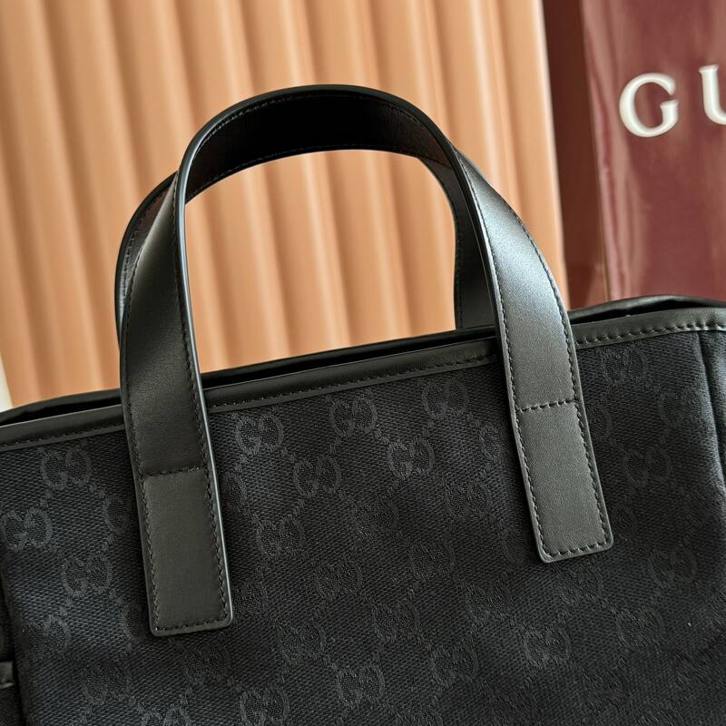 Gucci Black GG canvas tote — 1:1 Replica
