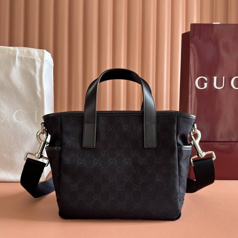 Gucci Black GG canvas tote — 1:1 Replica