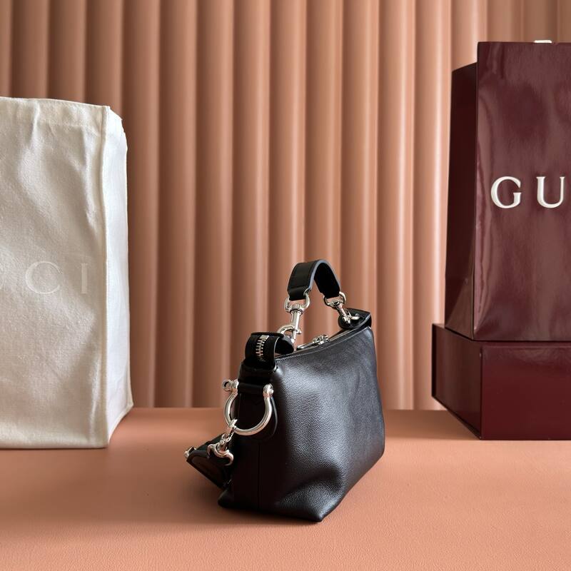 Gucci Brera Black leather shoulder — Top Quality Replica
